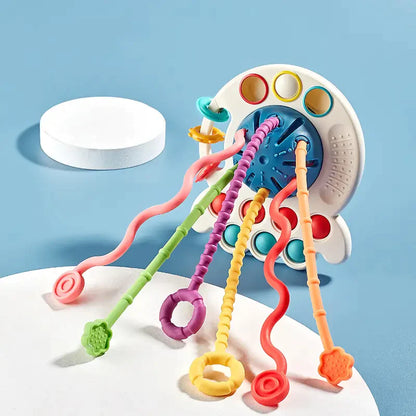 Montessori Silicone Pulling Toy